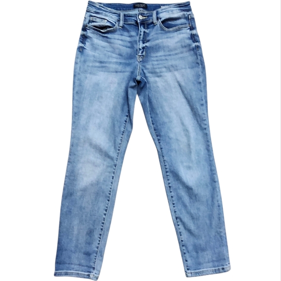 Judy Blue Blue Boyfriend Fit Jeans. Sz. 9/10 - Picture 2 of 11